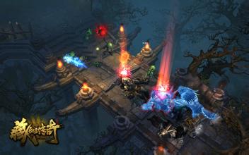 赤月传说广告中的游戏